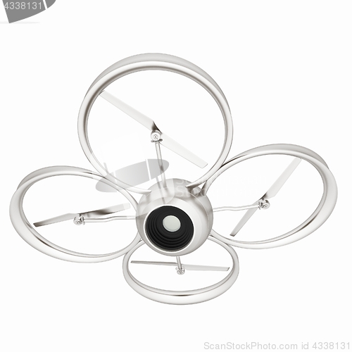 Image of Quadcopter Dron. 3d render