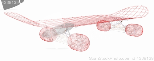 Image of Skateboard. 3d illustration