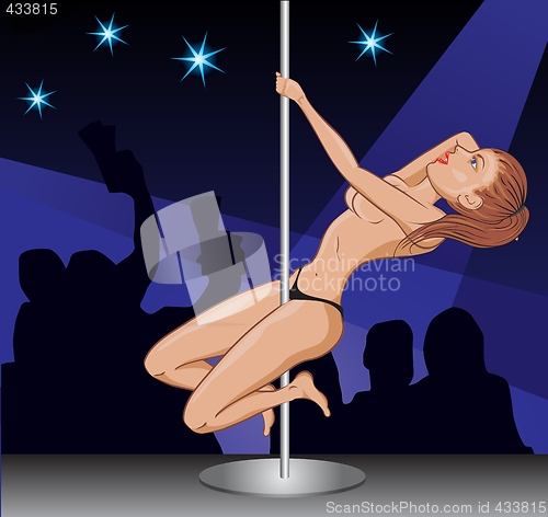 Image of Erotic pole dancer