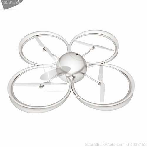 Image of Quadcopter Dron. 3d render