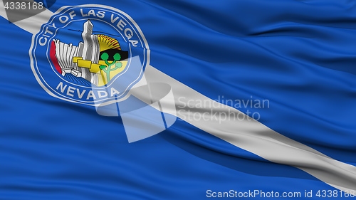 Image of Closeup of Las Vegas City Flag