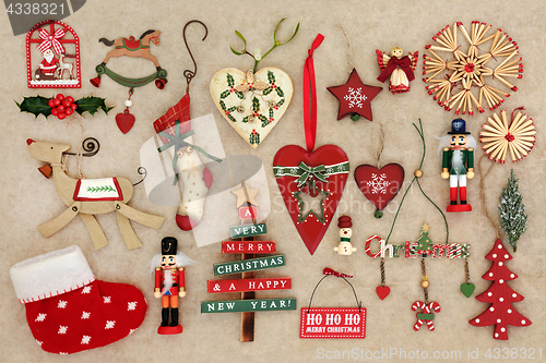 Image of Old Fashioned Christmas Decorations