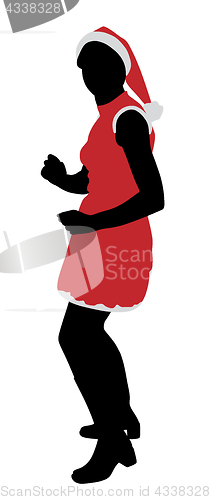 Image of Santa girl dancing