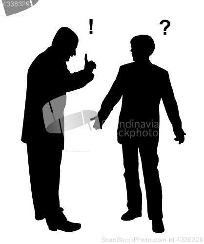 Image of Two businessmen arguing