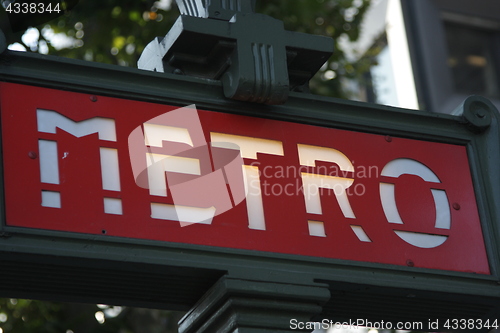 Image of Metro in Paris