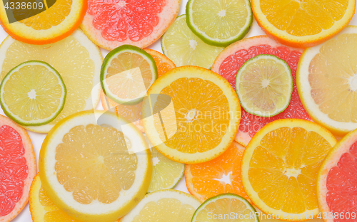 Image of Background with citrus fruit 