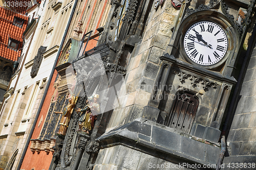 Image of The Prague old City Hall and Astronomical clock Orloj at Old Tow