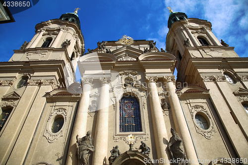 Image of View of Cathedral of Saint Nicolas at the Old Town Square in Pra