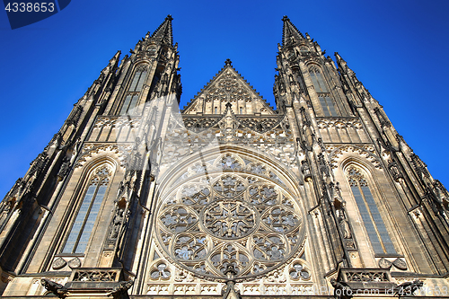 Image of St. Vitus Cathedral in Prague Castle in Prague, Czech Republic