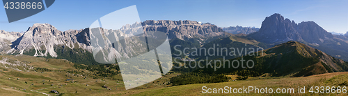 Image of Dolomite Alps, panoramic landscape