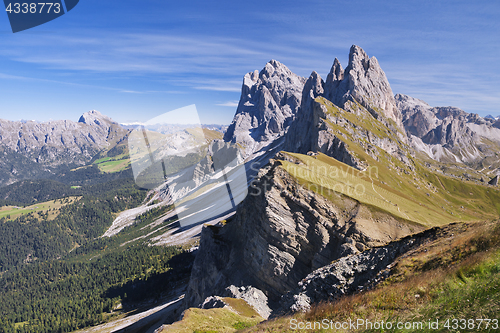 Image of Seceda mountain in the Dolomites