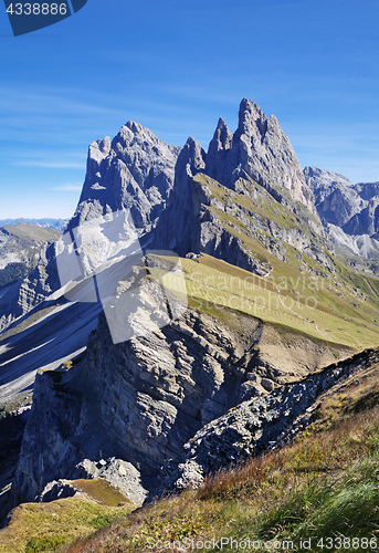 Image of Seceda mountain in the Dolomites