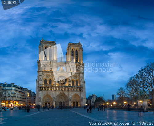 Image of Paris notre Dame