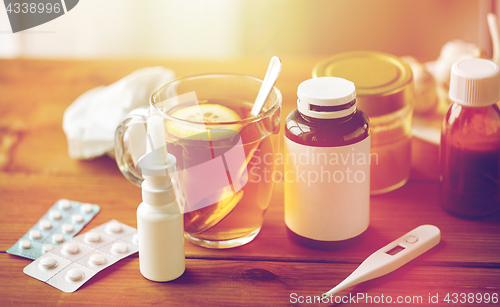 Image of traditional medicine and drugs