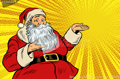 Image of Santa Claus copy space template
