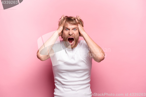 Image of The anger and screaming man