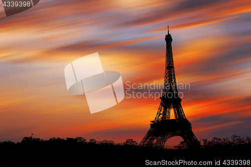 Image of Paris, with the Eiffel Tower