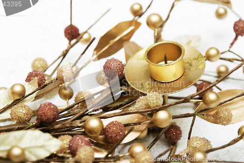 Image of Golden Christmas Decoration