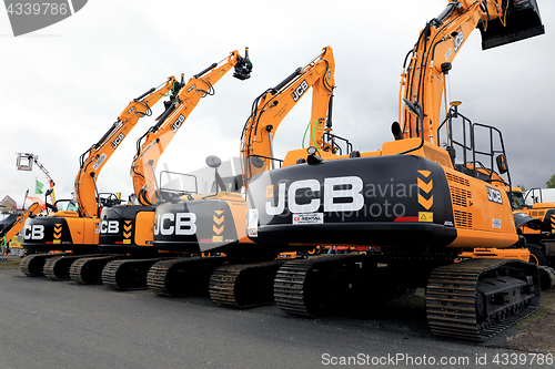 Image of JCB Tracked Excavators on Display