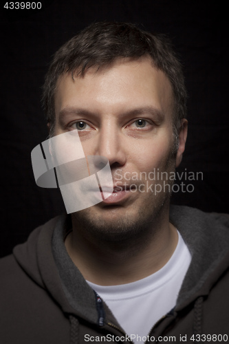 Image of handsome male caucasian portrait