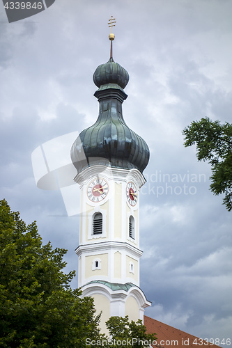 Image of church at Bad Toelz Bavaria Germany