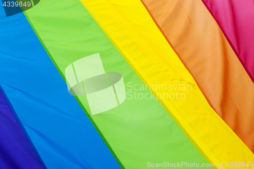 Image of the colors of a rainbow flag