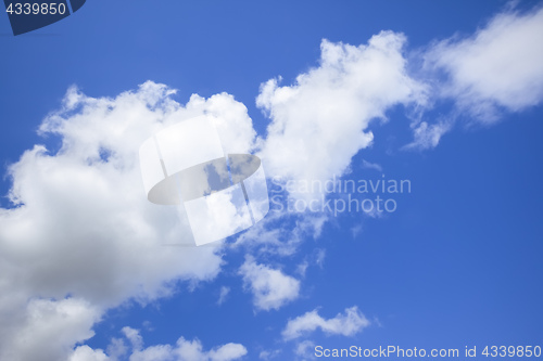 Image of blue sky with clouds