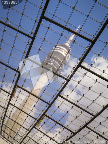 Image of the television tower of Munich Bavaria Germany