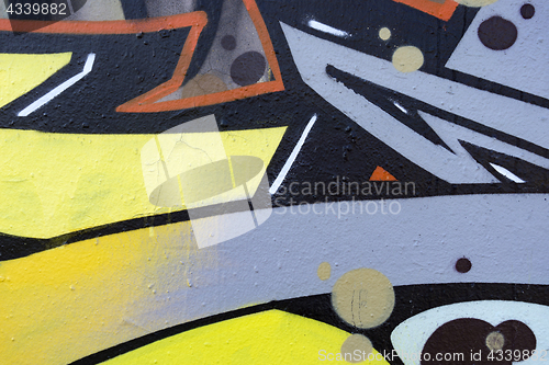 Image of Detail from a modern Graffiti 