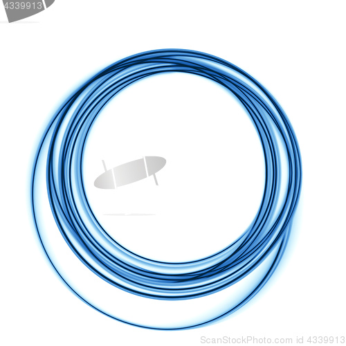 Image of blue circular lines