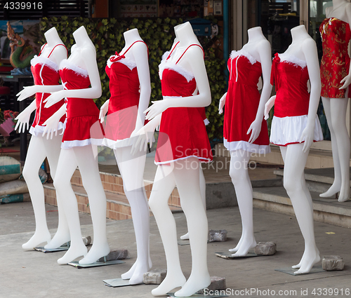 Image of Santa Claus costumes for bar hostesses