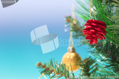 Image of Christmas beach background