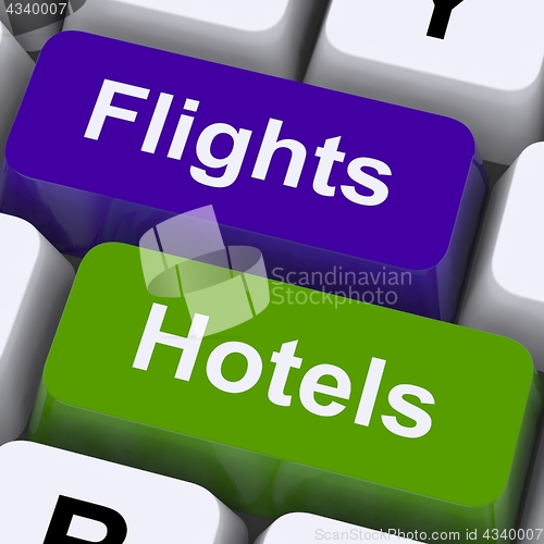 Image of Flights And Hotel Keys For Overseas Vacations