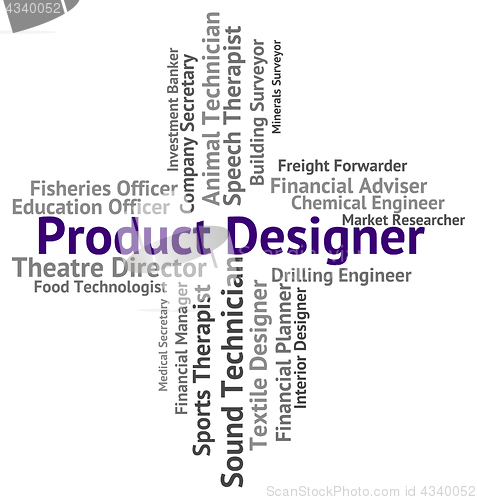 Image of Product Designer Means Hiring Designs And Stock