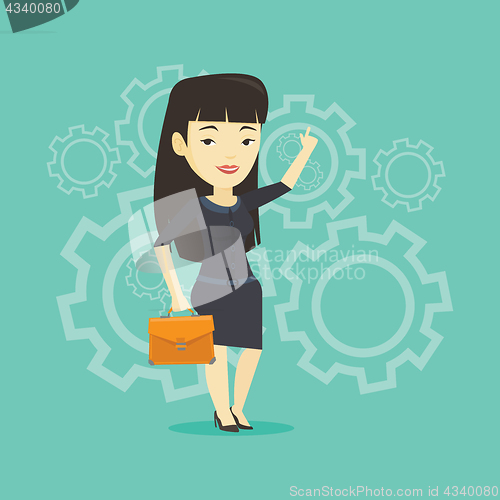 Image of Successful business idea vector illustration.