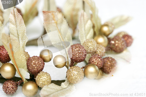 Image of Golden Christmas Decoration