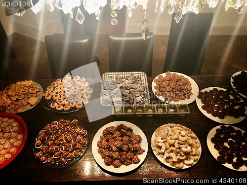 Image of Assorted homemade Christmas cookies