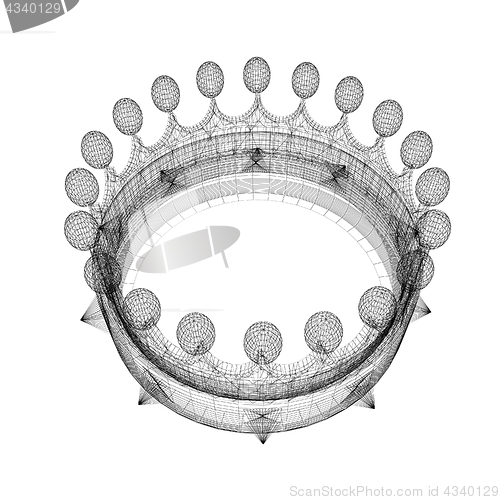 Image of Crown. 3D illustration