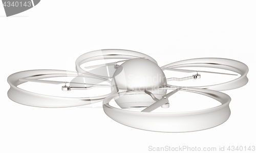 Image of Quadcopter Dron. 3d render