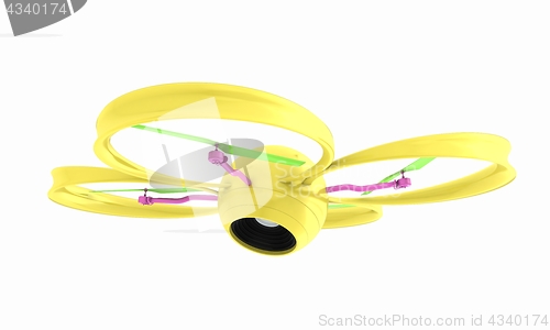Image of Quadcopter Dron. 3d render
