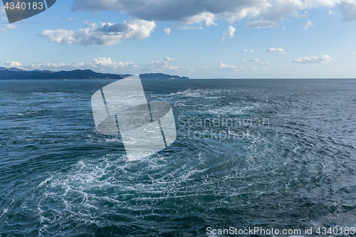 Image of Naruto whirlpools in Tokushima of Japan