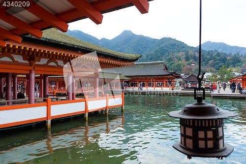 Image of Japanese Itsukushima shrine