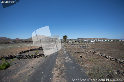 Image of Gravel roads run all over Lanzarote.