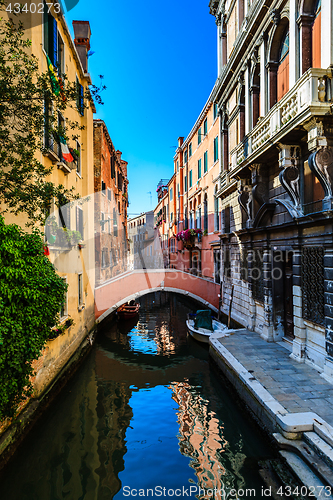 Image of A beautiful summer day in idyllic Venice