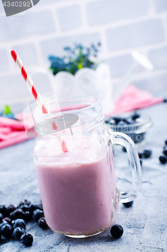 Image of blueberry smoothie 