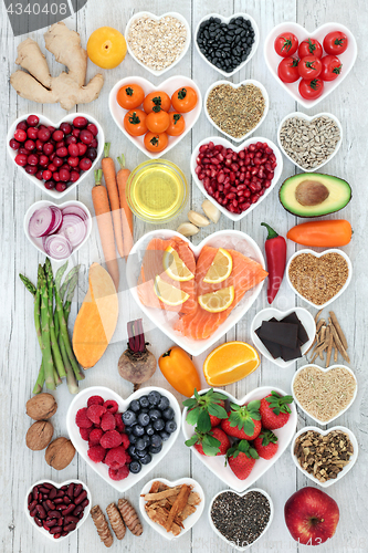 Image of Healthy Heart Food and Medicinal Herbs