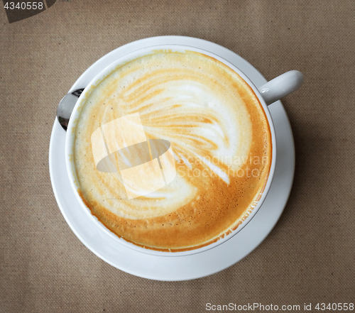 Image of Cup of cappuccino coffee