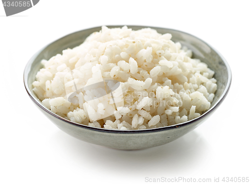 Image of bowl of boiled round rice