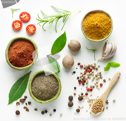 Image of Various herb and spices