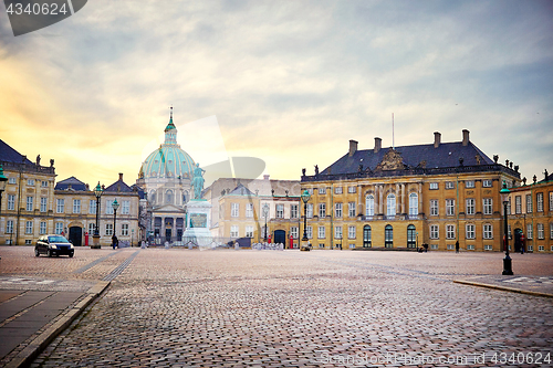 Image of Amalienborg, royal danish family resident